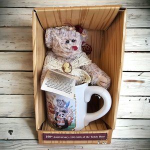 Walmart 100th Anniversary of the Teddy Bear Teddy's Teddy w/ Mug Vintage New